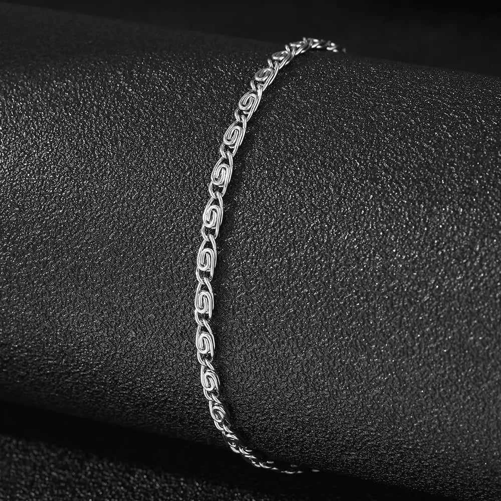 Geometric Chain Bracelet | 18K Gold Plated Stainless Steel