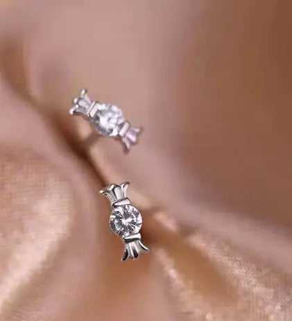 Mini Candy Stud Earrings | Gold Plated 925 Sterling Silver